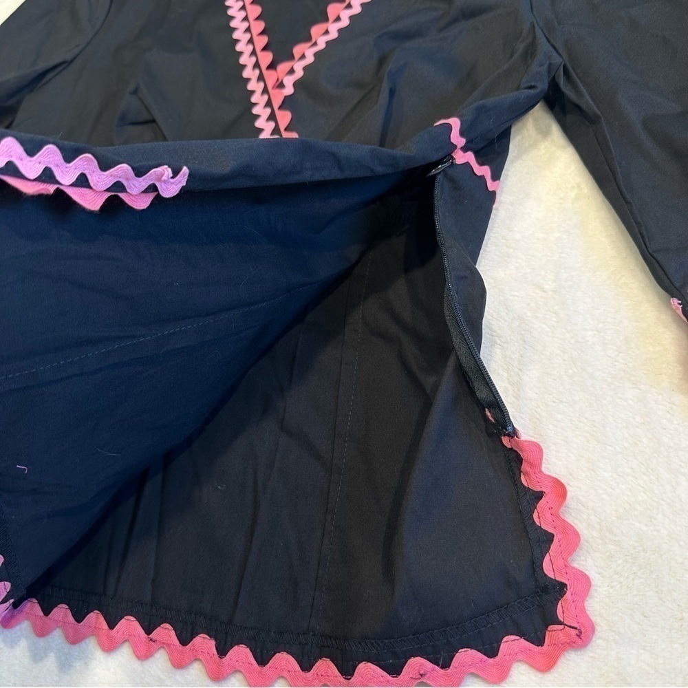 NWT Cynthia Steffe Pink Scallop Trim Blouse - Picture 7 of 9